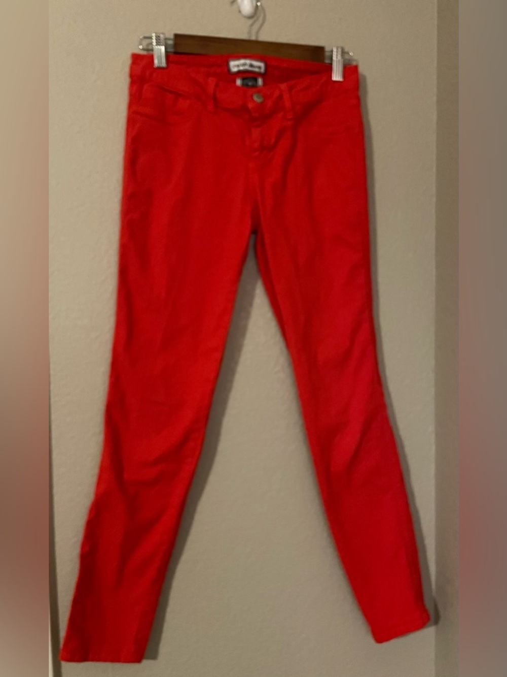Cello Red Skinny Jeans Size 7